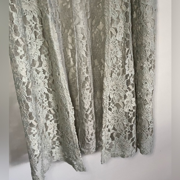 Lace Lularoe Joy Longline Vest - Picture 6 of 9